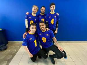 Intermediate Team photo, blue shirts